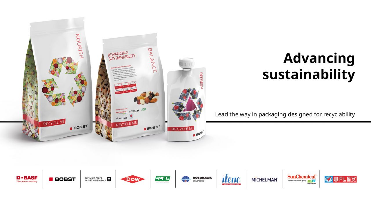 BOBST, ELBA  y sus socios lanzan muestras de ‘Generation 2.0’, las soluciones de envase flexible de alta barrera diseñado para ser reciclado